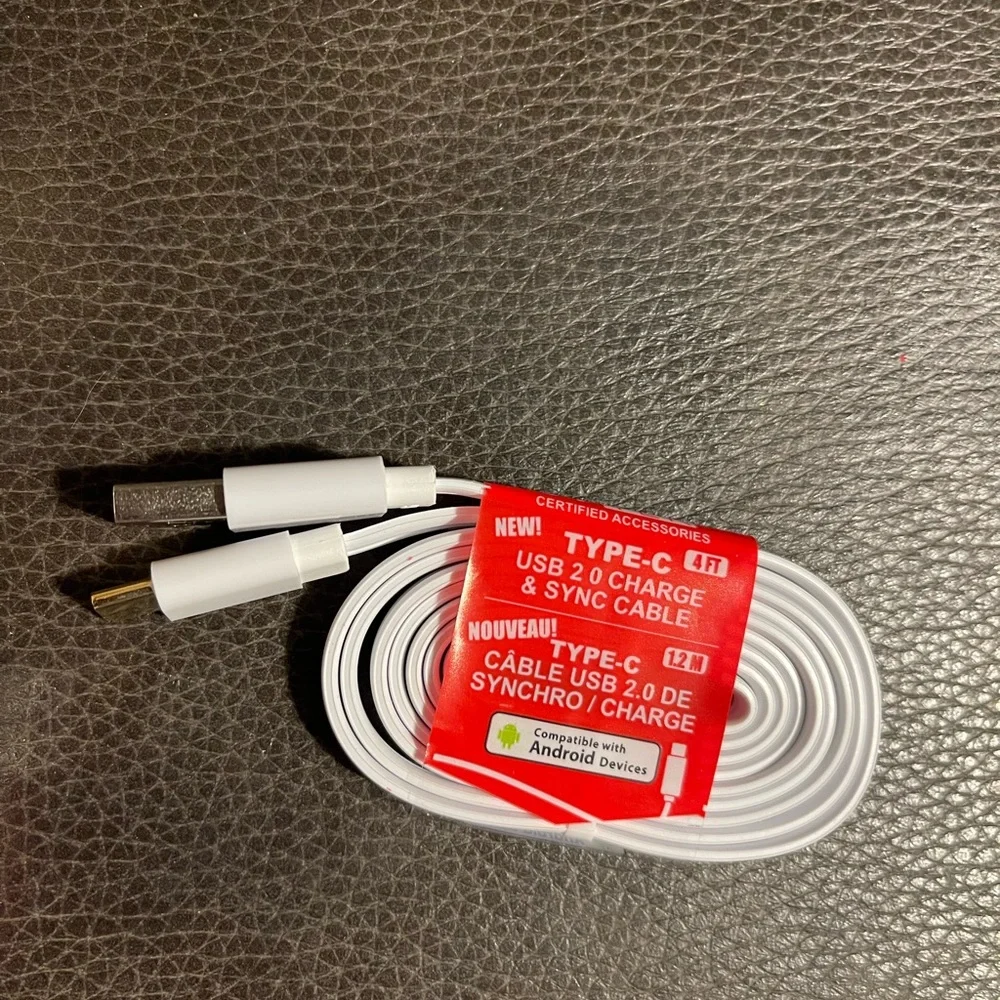 USB type C 4ft charging cable